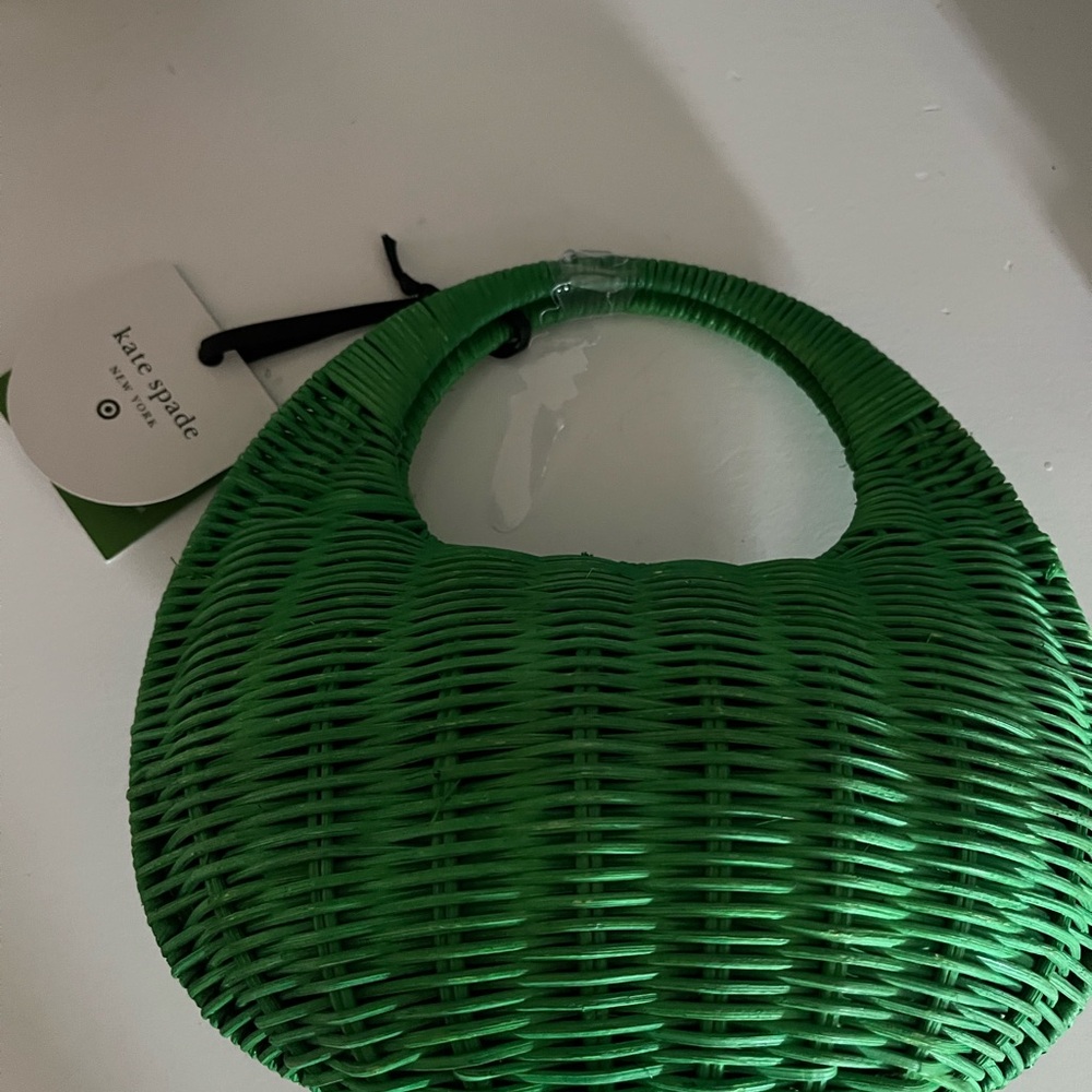 Kate Spade for Target Green Wicker Handbag